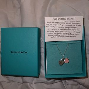 Tiffany & Co Two Pendant Necklace (16inch)